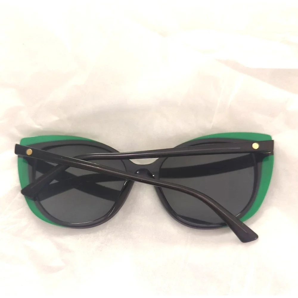 Green Sunglasses Face A Face Morea 1 Green Black Cool Turn Heads Edgy Retro EUC
